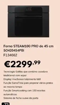 Radio Popular Forno steam100 pro promoção