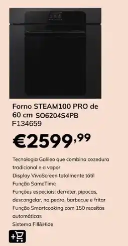 Radio Popular Forno steam100 pro promoção