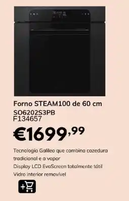Radio Popular Forno steam100 de 60 cm promoção