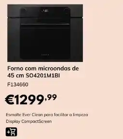 Radio Popular Forno com microondas de 45 cm SO4201M1BI promoção