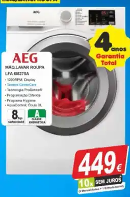 BragaJAV Aeg mÃ¡q.lavar roupa lfa 618275a promoção