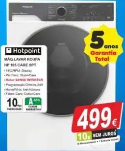 BragaJAV Máquina de lavar roupa Hotpoint HP 105 Care SPT promoção