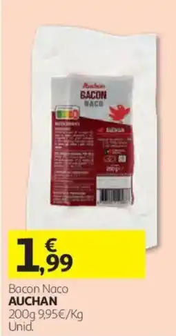 Auchan Bacon Naco Auchan promoção