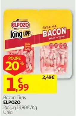 Auchan Bacon Tiras Elpozo promoção