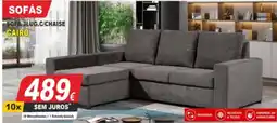 BragaJAV Sofá 3lug.c/chaise cairo promoção