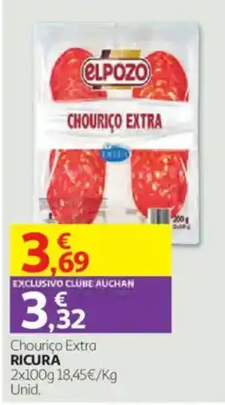 Auchan Elpozo Chouriço Extra promoção
