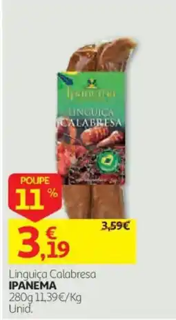Auchan Linguica calabresa ipanema promoção