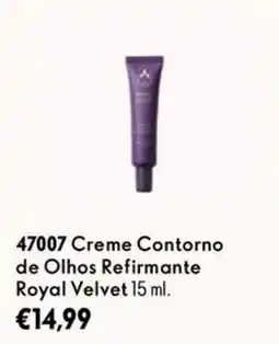 Oriflame Creme contorno de olhos refirmante royal velvet promoção