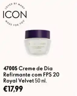 Oriflame icon creme de dia refirmante com fps 20 royal velvet promoção