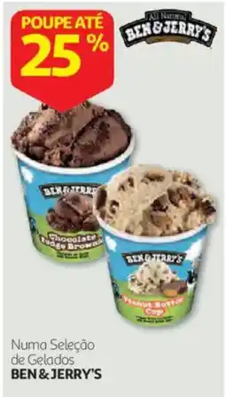 Auchan Numa Seleção de Gelados Ben & Jerry's promoção