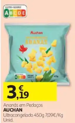 Auchan Ananás em pedaços auchan promoção