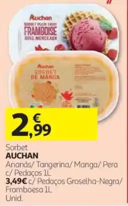 Auchan Sorbet auchan promoção