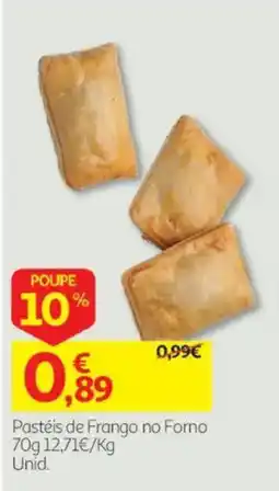Auchan Pastéis de frango no forno promoção