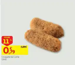 Auchan Croquete de Carne Unid. promoção