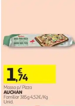 Auchan Massa p/ Pizza Auchan promoção