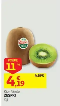 Auchan Kiwi Verde Zespri promoção