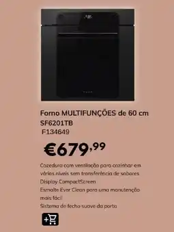 Radio Popular Forno multifunções sma sf6201tb promoção