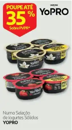 Auchan logurtes sólidos yopro promoção