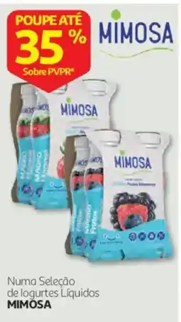 Auchan Numa Seleção de Iogurtes Líquidos Mimosa promoção