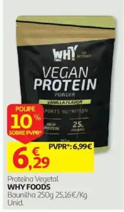 Auchan Proteína Vegetal Why Foods promoção