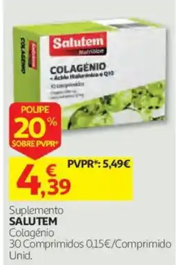 Auchan Suplemento salutem colagénio promoção