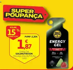 Auchan Energy Gel Goldnutrition promoção