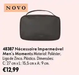 Oriflame Nécessaire impermeável men's moments promoção