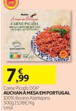 Auchan Carne Picada DOP Auchan À Mesa em Portugal promoção