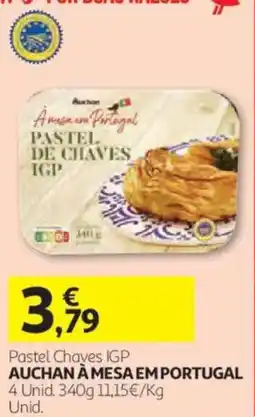 Auchan Pastel Chayes IGP Auchan À Mesa em Portugal promoção