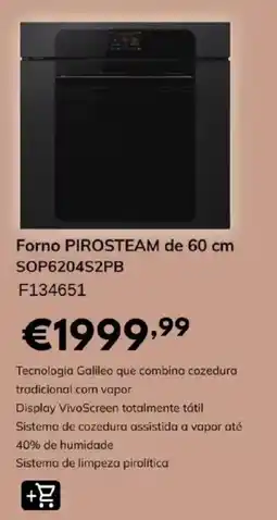 Radio Popular Forno pirosteam de 60 cm promoção