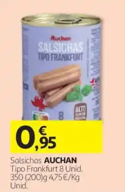 Auchan Salsichas auchan tipo frankfurt promoção