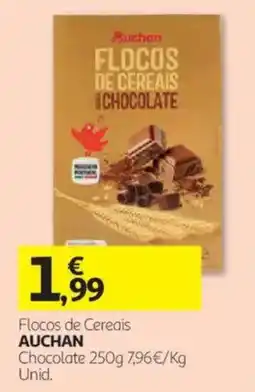 Auchan Flocos de cereais auchan chocolate promoção