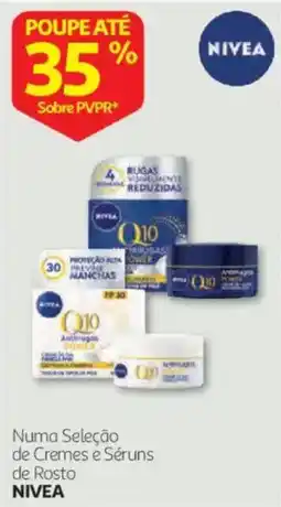 Auchan Numa Seleção de Cremes e Séruns de Rosto NIVEA promoção