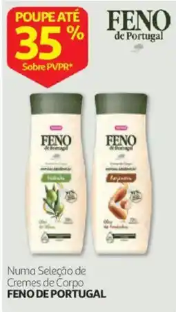 Auchan cremes de corpo feno de portugal promoção