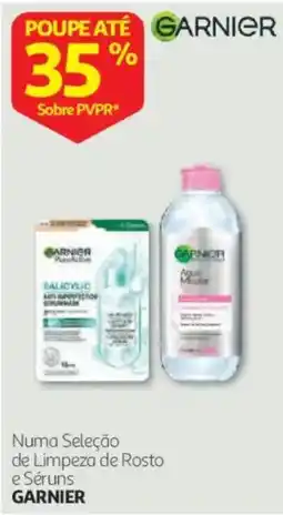 Auchan Numa Seleção de Limpeza de Rosto e Séruns GARNIER promoção