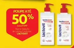 Auchan Loções corporais lactovit promoção