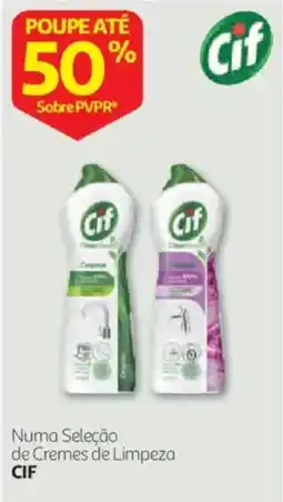 Auchan Cremes de limpeza cif promoção
