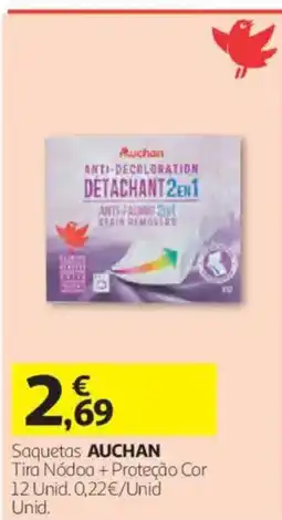 Auchan Saquetas auchan promoção