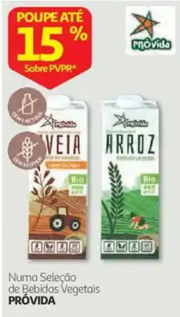 Auchan Bebidas Vegetais Próvida promoção