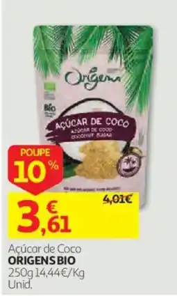 Auchan Açúcar de coco origens bio promoção