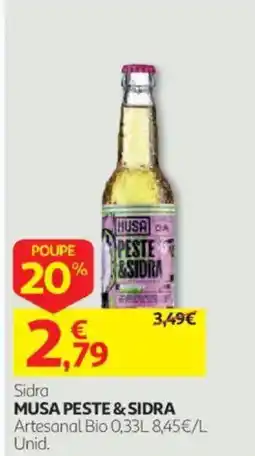 Auchan Sidra MUSA PESTE & SIDRA promoção