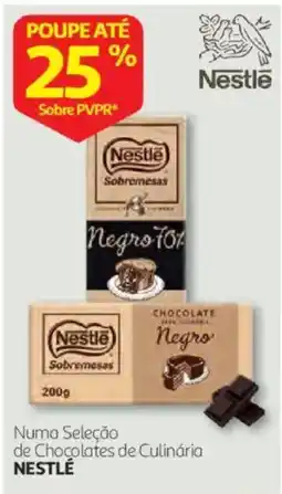 Auchan Chocolate negro nestlé sobremesas promoção