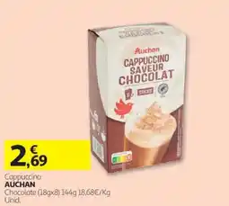 Auchan Cappuccino auchan chocolate promoção