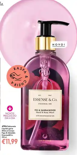 Oriflame Essense & Co. Fig & Sandalwood Hand & Body Wash promoção