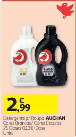 Auchan Detergente p/ Roupa Auchan promoção