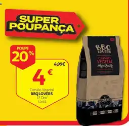 Auchan Carvão Vegetal BBQ LOVERS promoção