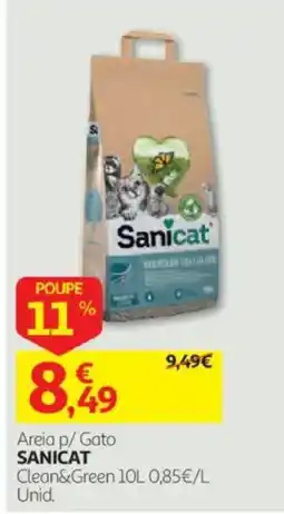 Auchan Areia p/ Gato Sanicat promoção