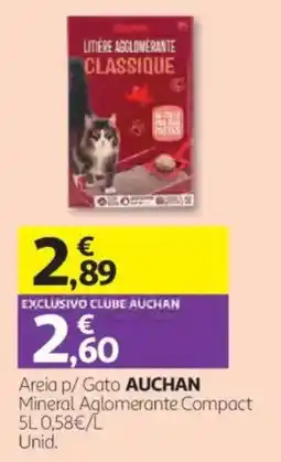 Auchan Areia p/ Gato AUCHAN promoção
