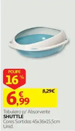Auchan Tabuleiro p/ Absorvente Shuttle promoção