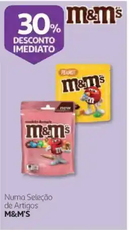 Auchan M numa seleção de artigos M&M's promoção